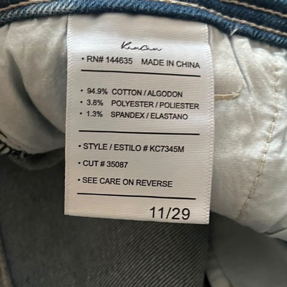 KANCAN Medium Wash High Rise Button Fly Distressed Flare Jeans Size 29 | NWT‎ - Picture 6 of 8